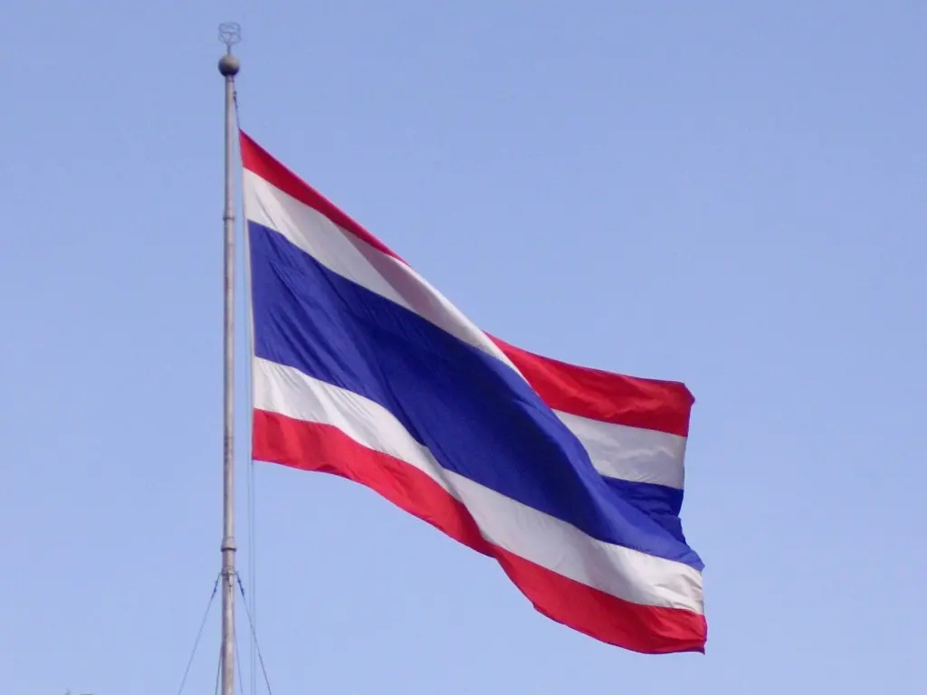 ธงชาติไทยโบกสะบัด